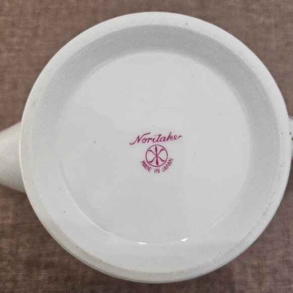 Rare Noritake Japan Circa 1908 Maruki Symbol Large Pink Cabbage Rose Pattern - Picture 7 of 12